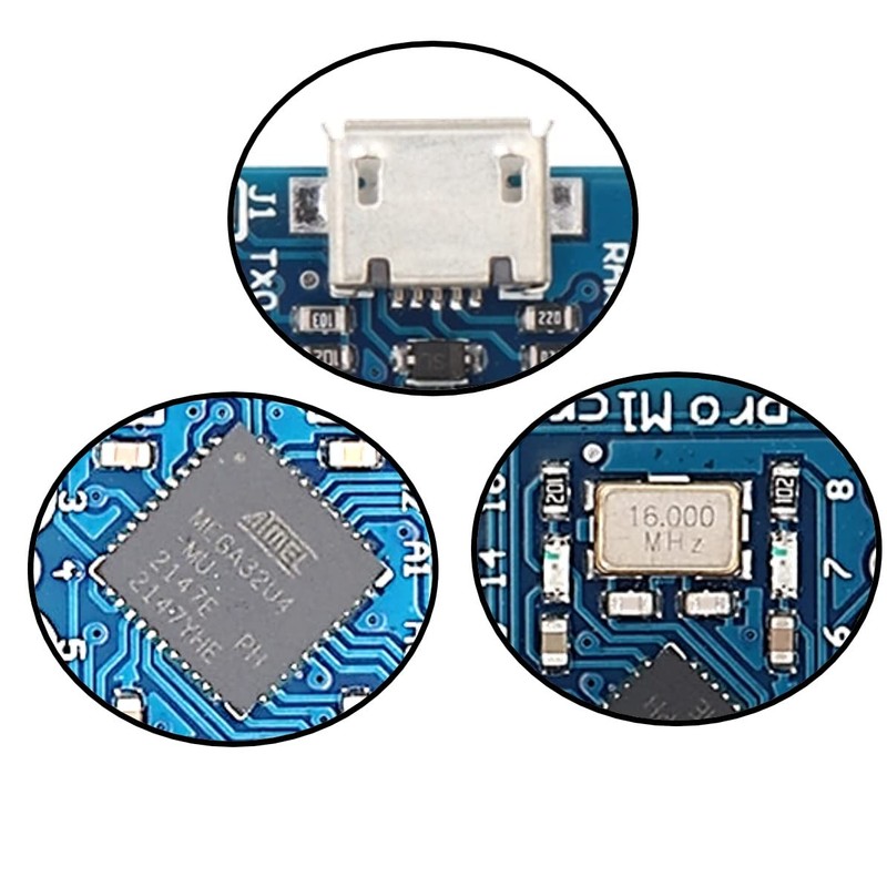 zetaon Pro Micro 5v/16mhz Controller Leonardo arduino Development Board 2pcs