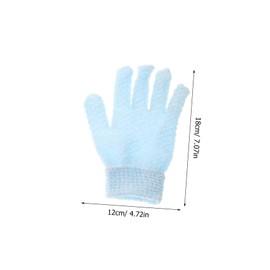 MERRYHAPY 1set Exfoliating Bath Gloves for Gentle Scrubbing and Deep Cleansing Dual-sided Body Scrub Gloves for All Skin Types for Spa and Shower Use