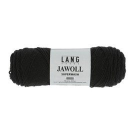 Lang Jawoll Superwash 4ply Virgin Wool Nylon Blend Yarn: 0004 Black