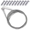 KALOLINNA Bicycle Brake Line, 6pcs 2.1m Cable Stainless Steel with