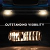 DOTCOM Fog Lights Compatible with Chevy Silverado 1500/2500 1999-2002/Fit Chevy