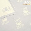Clair de Lune Reversible Zebra Knitted Baby Blanket, Soft Safari