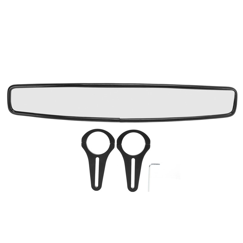 Rear View Race Mirror Convex Mirror with 1.75in‑2in Clamp Replacement