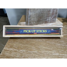 Schylling Pick Up Sticks Classic Game Schylling Wooden Multi Color Sticks  Family Game Kid