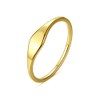 Gilieyer 14k Gold Filled Ring for Women, Stackable Bow Narrow
