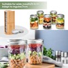 QOOMABA Mason Jar Lid Organizer (2pcs), Mason Jar Lid Storage