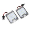 2Pcs LED Wing Mirror Courtesy Light Exterior Floor Lamp Fit