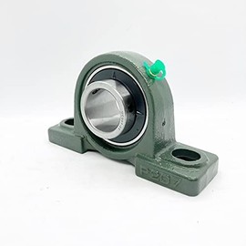 Summit Collars / UCP207 / Pillow Block Mounted Ball Bearing 35mm Bore/Solid Cast Iron Base/Self Aligning [1 Piece]