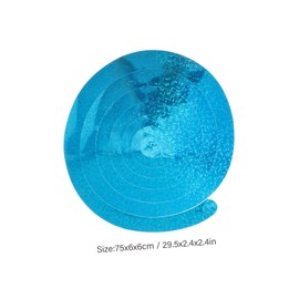 Ciieeo 30pcs Colorful Hanging Swirls Decorations Party Supplies for Birthdays Weddings Festive Events Easy to Cut Shape Aesthetic for Classroom Stage