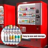 HINZIC 1440pcs Vending Machine Price Labels, 12 Sheets Snack Vending