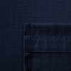 Bathroom Window Curtain,Short Curtains for Bedroom Kitchen Small Windows,Navy Blue,24