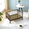 OSCHF Dog Bed with Rails - Elevated Pet Metal Bed