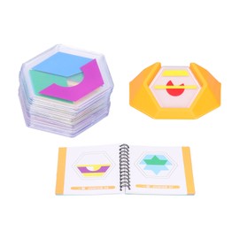 Color Code Puzzle Games Smart Color Brain Games Building Tangram Board Puzzle ToyColorful High Version