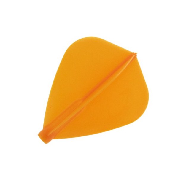 Cosmo Darts 6 Pack Fit Flight - Kite Dart Flight (Orange)