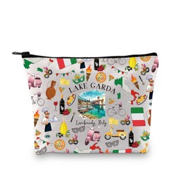 Lake Garda Cosmetic Bag Sirmione Italy Gift Lake Garda Lovers Gift Italy State Makeup Bag Italian Lakes Gift Italy Pride Gift (Lake Garda)