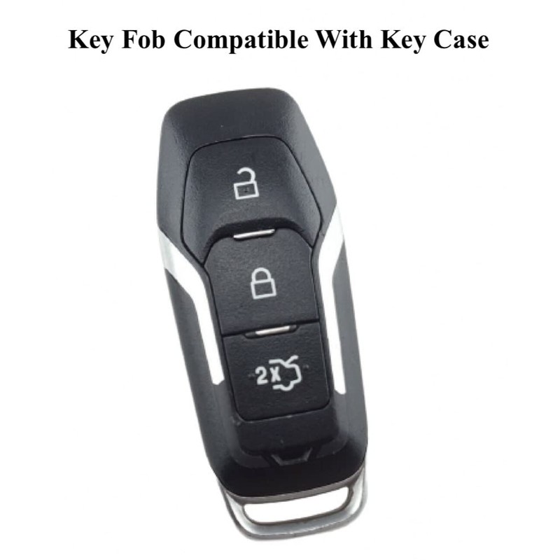 Nordecco Glossy Key Case Cover Compatible With Ford Mustang MONDEO