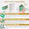YTD Likomey Pearl Thread Color Changing Gel Nail Polish,15ml Green