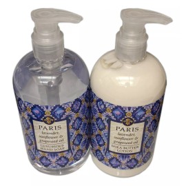 Greenwich Bay DESTINATION PARIS Shea Butter Hand Soap & Lotion Set, 16oz. Each