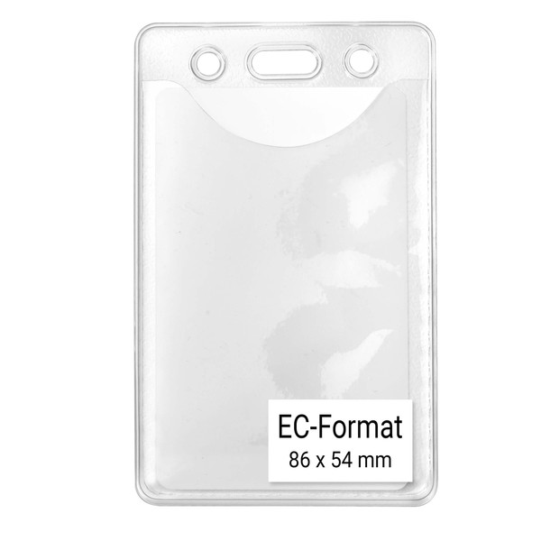 Karteo ID Card Sleeves in Credit Card Format [Pack of