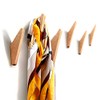 Coat hook Rubber wooden hanger (6 pce) Clothes hook Hat