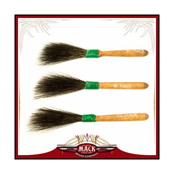 Andrew Mack Sword Striper Series 20 Set Size 00-1 Pinstriping