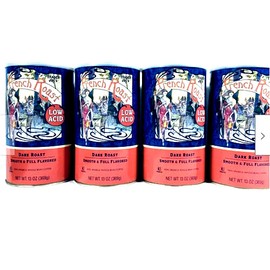 Trader Joe's 4 X Trader Joe's Low Acid French Roast Whole Bean Coffee 13 oz Each NEW FRESH