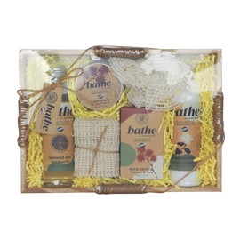 Coffret Cadeau pour Femme | Produits de Bain Camomille et Pamplemousse | Idée de Cadeau Original | Idéal Anniversaire Maman | Panier de Beauté, Soin et Bien-être | Bathe in Nature by Gloss!