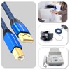 GOSYSONG USB 2.0 Printer Cable 3ft, High Speed USB A