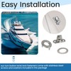 FutureHight 20 Sets Marine Grade Twist Lock Fasteners Rotary Knob