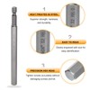 QUARKZMAN 8mm(H8.0) 150mm Lang HRC60±1 Härte Hex Bits, Hexagon Innensechskant