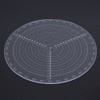 Transparent Acrylic Center Finder Woodworking Compass for Circle Center Finding