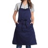 BIGHAS Adjustable Bib Apron with Long Ties for Women Men
