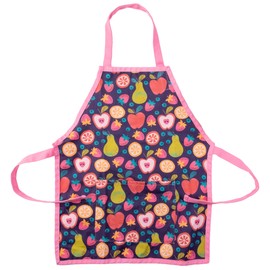 Stephen Joseph, Adjustable Toddler Activity Gardening Apron, Kids Kitchen Aprons with Front Pocket for Girls and Boys, Apron for Painting Baking Artist Washable Lightweight, Fruit