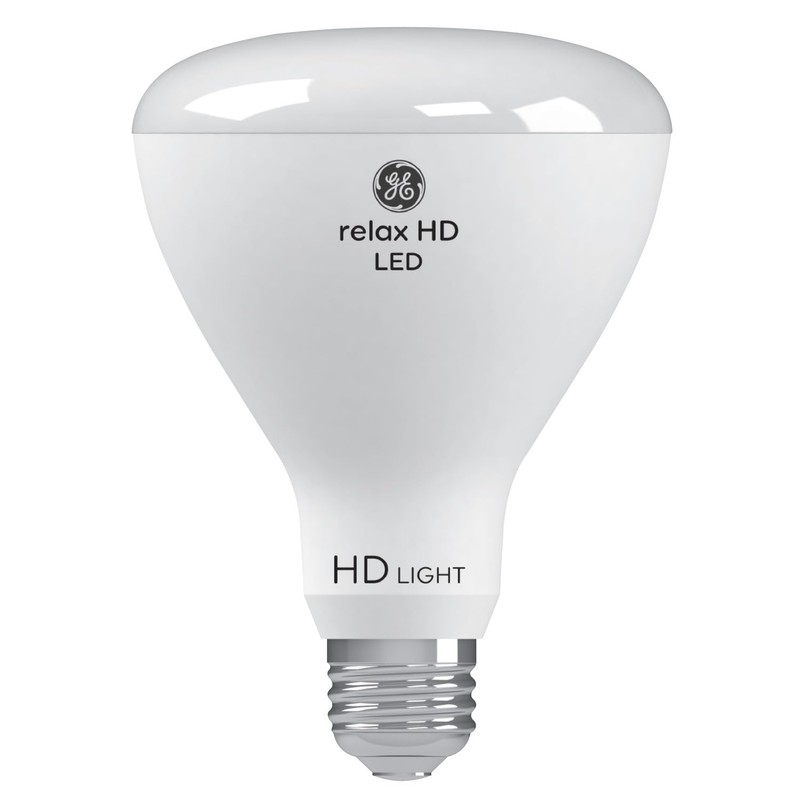 GE Relax LED Light Bulb, 65 Watt, Soft White, BR30