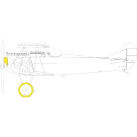 Eduardo 1/72 Foxer D.7 (OAW) Paint Mask Seal (For Edual) Plastic Model Masking Seal EDUCX599