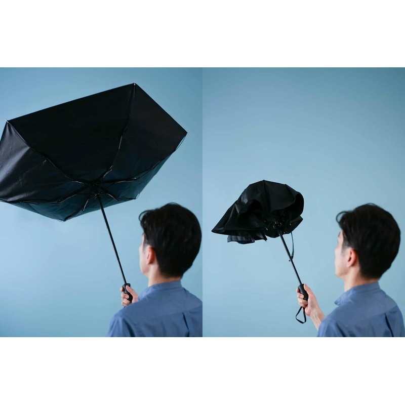 Komiya Shoten Automatic Opening and Closing Umbrella, For Both Sunny