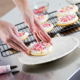 EQLEF Paper Doilies White, Disposable Oval White Lace Decorative Doily For Party Or Wedding 150Pcs(Oval)