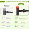 50pcs Drip Irrigation Emitters Drip Emitters for 1/4" Drip Irrigation