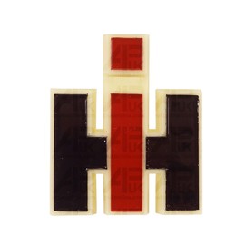 APUK Front Bonnet Grill Badge Emblem IH Logo Replacement for Case International Harvester Tractor