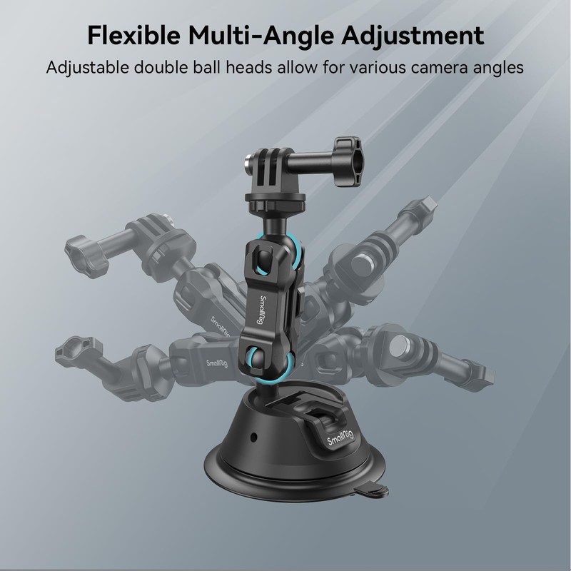 SMALLRIG Suction Cup Mount Dual Layer Suction Cup Mount for