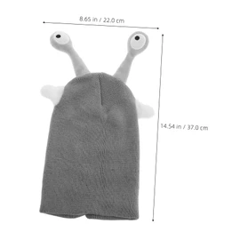 Sosoport Knitted Cartoon Ski Helmet Cover for Snow Sports Soft Comfortable and Stylish for Christmas Winter Activities Lightweight and Easy to Single Double Board Helmets