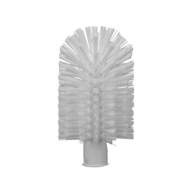 SPARTA Industrial Tank Brush Head Pipe Brush Head, Drain Brush with 3/4" Thread Hole (Handle Not Included) for Commercial Use, Plastic, 6.7 x 3.5 Inches, White