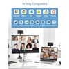 cámara web 1080P para PC, cámara web de contacto visual