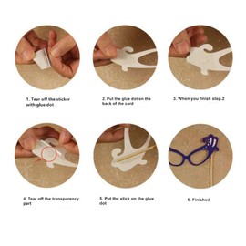 Kristin Paradise 44Pcs Circus Animals Photo Booth Props with Stick – Carnival Selfie Props - Circo Party Supplies – Birthday Theme Backdrop Decorations for Kids, Baby Shower, 1st, First Bday