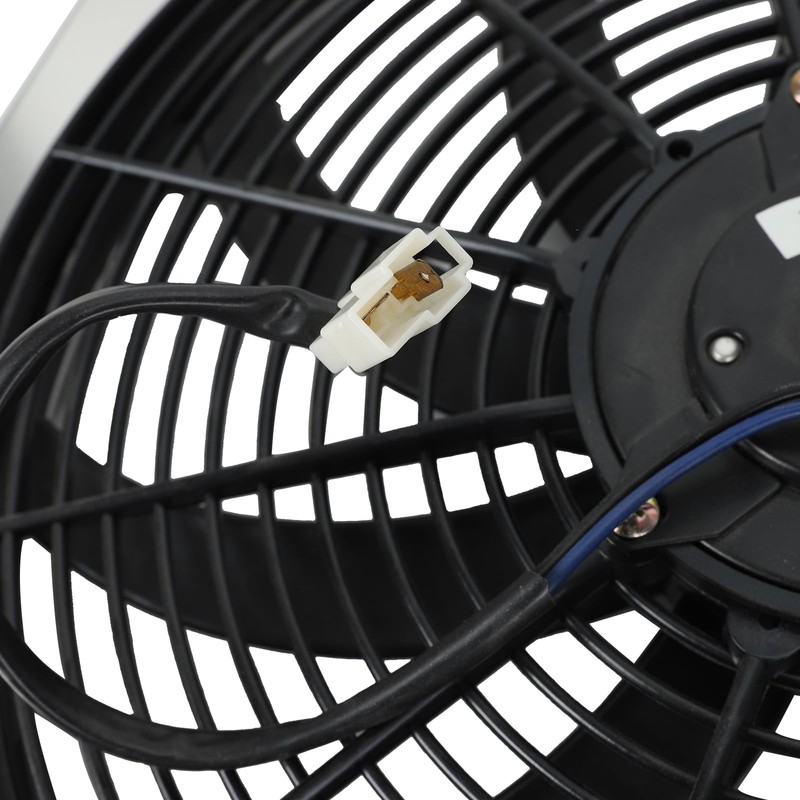 Smileracing Full Aluminum Shroud 16" Fan w/Thermostat Relay Kit Compatible