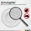 Steinberg14 White Ventilation Grille 100 mm - Plastic Exhaust Grille