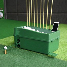 YINZINR Golf Ball Dispenser, Green Automatic Golf Ball Dispenser, No Electricity Required Golf Ball Dispenser