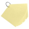 Exacompta 10354E - 50 flashcards bristol A6 dots jaune