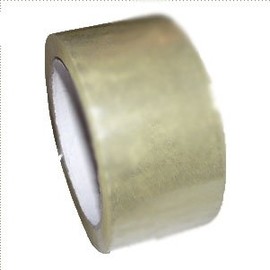 INDIGOS UG Packing Tape Transparent Quiet Rolling 50 mm x 66 m