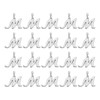 uxcell 100Pcs A-Z Alphabet Charm, Metal Alphabet m Letter Charm
